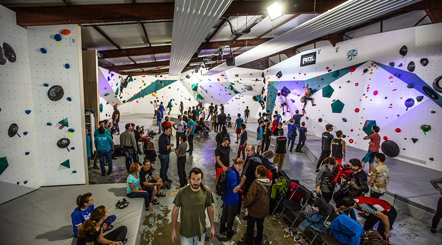 Mur d'escalade à Poitiers