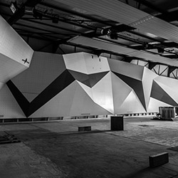 Nos murs de bloc juste avant la pose des prises