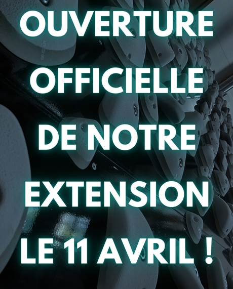 Ouverture officielle de l'extension !